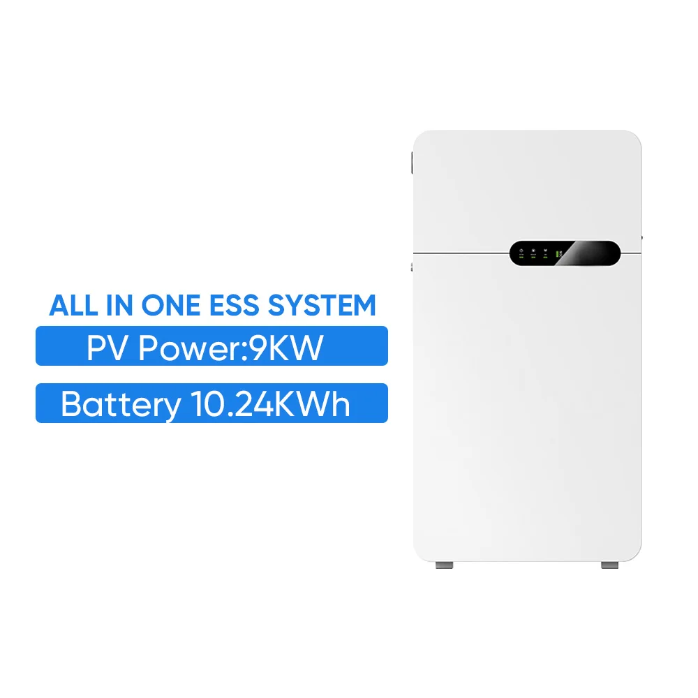 European Union Inventory Residential All-in-One 9kw Hybrid Solar Inverter 10kWh Power Energy System Battery