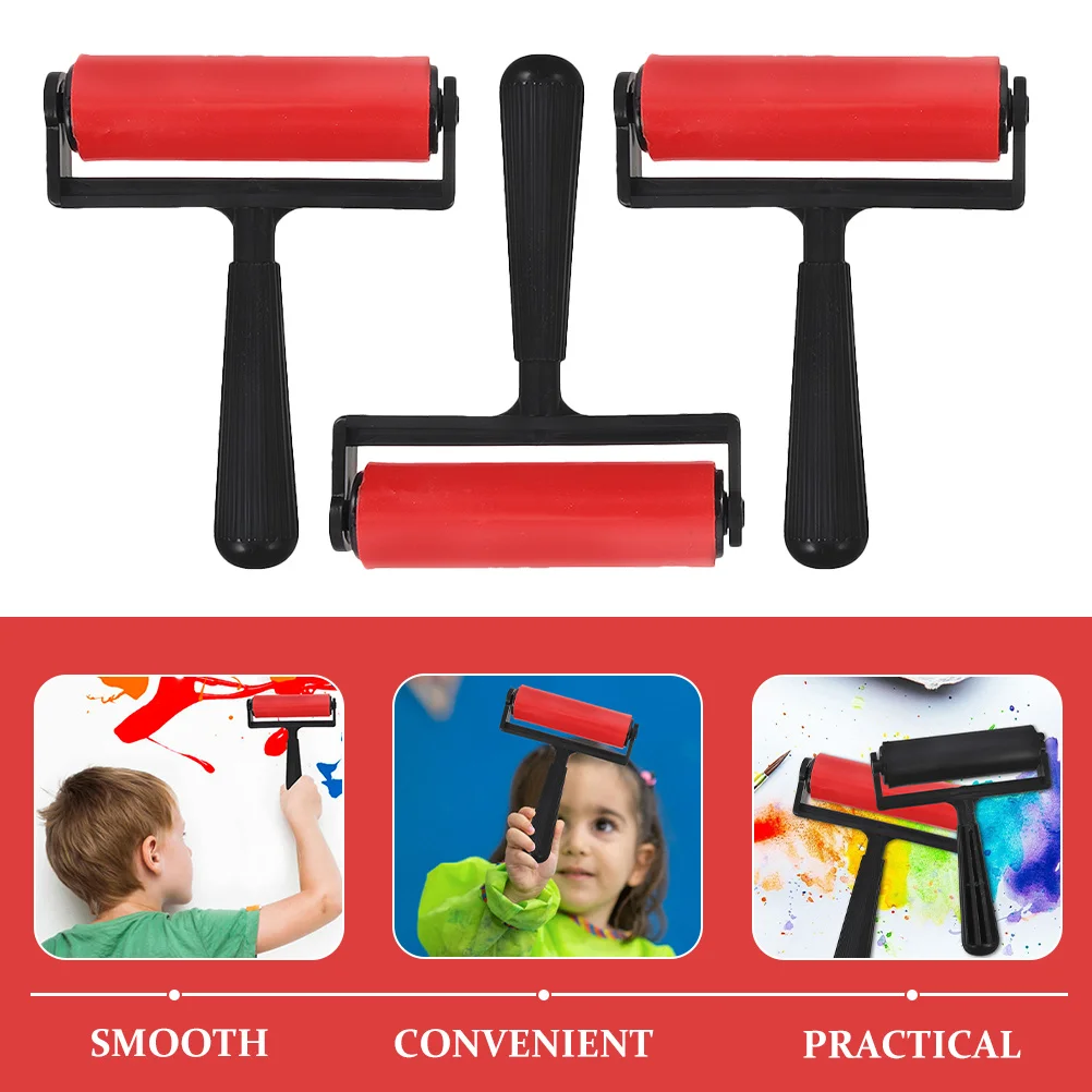 3 قطعة بكرات رسم الماس بكرات بلاستيكية متعددة الوظائف للطباعة ختم اللوحة الحرفية DIY بها بنفسك لوازم الفن