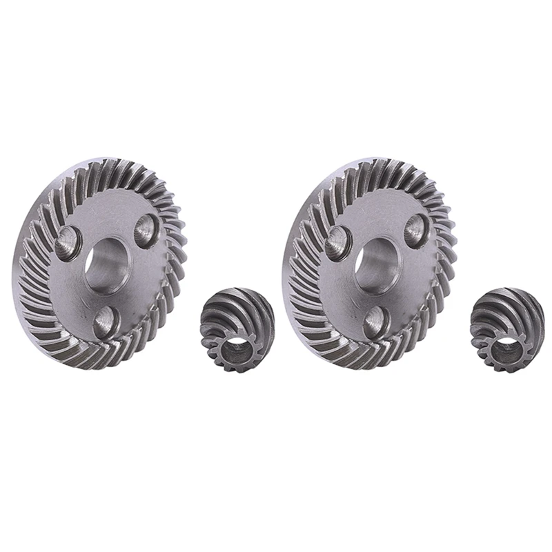 2X Dark Gray Spiral Set Conical Gear For Makita 9523 Angle Grinder