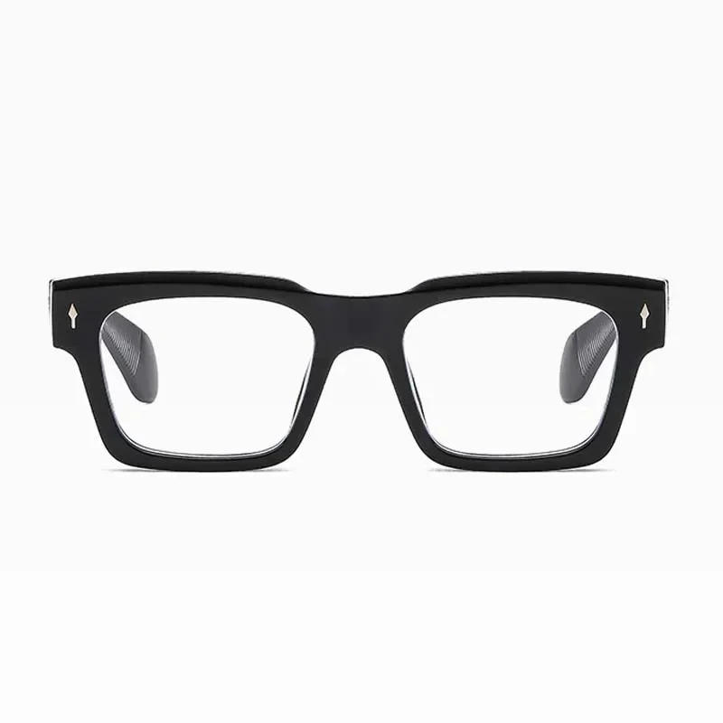 Beautiful Square Eyeglasses Frame Clear Lens Brand Glasses Transparent for Men and Women Cool Style Daily Life Street