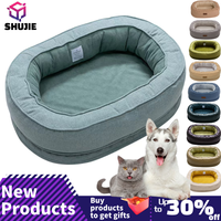 Cat Bed Dog Pet Bed Kennel Non-Slip Winter Warm Small Dog Kennel Sleeping Removed Washed Soft Puppy Cushion Cat Supplies