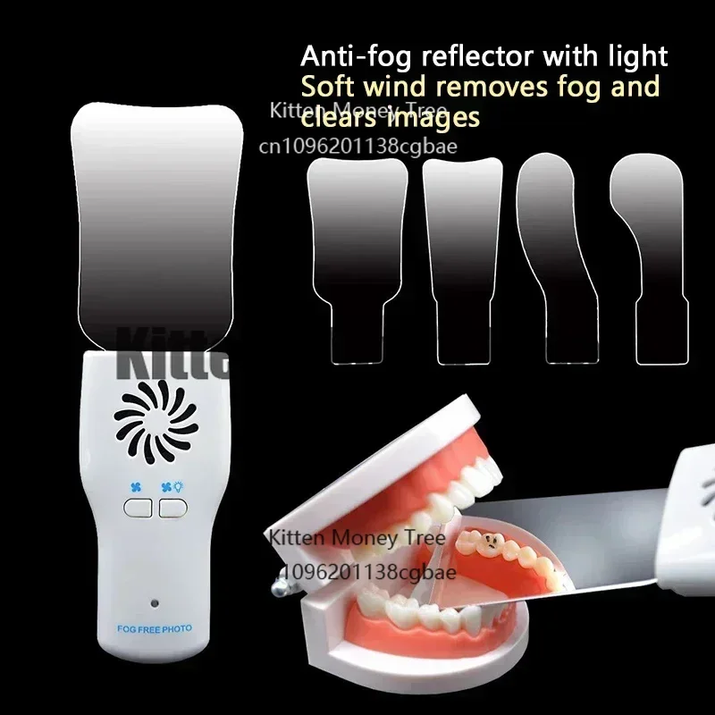 

Ортодонтическое зеркало с подсветкой, противотуманное, двустороннее, из нержавеющей стали, для ортодонтической фотографии