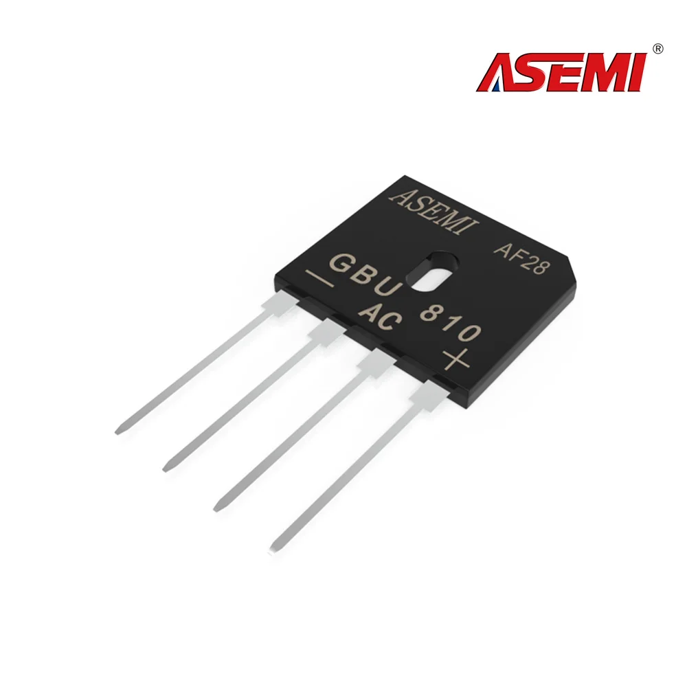 10PCS GBU810 Bridge Rectifier 8A 1000V Brand New ASEMI