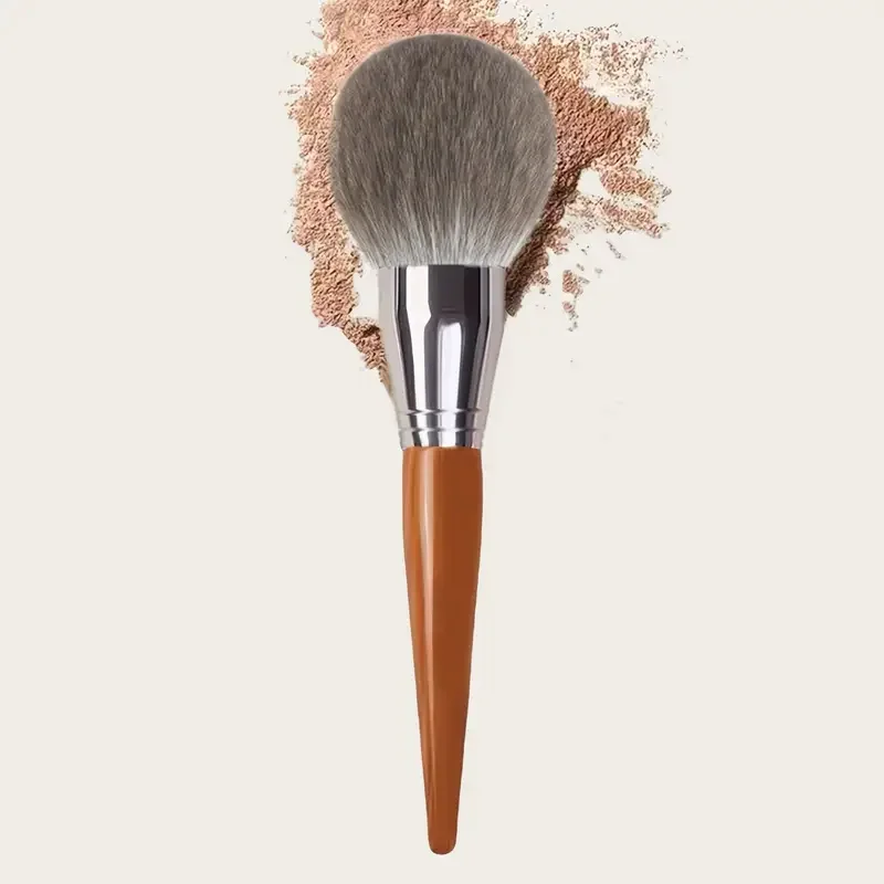 Loose Powder Brush Large Soft Nylon Bristles Round Powder Brushes Foundation Blush Brush Blush & Contour Makeup Cosmetic Brushes