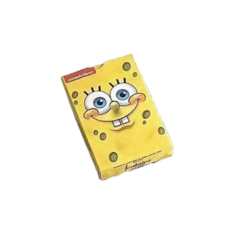 SpongeBob Color Playing Card Poker Game Family Entertainment Game Color Poker Suit impermeabile of Card Magic Collection Gifts