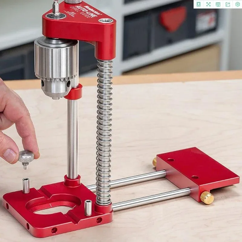 Mini Bench Drilling Machine Locator Drilling Easier Home Adjustable Square Base Punch Locator Home Tool