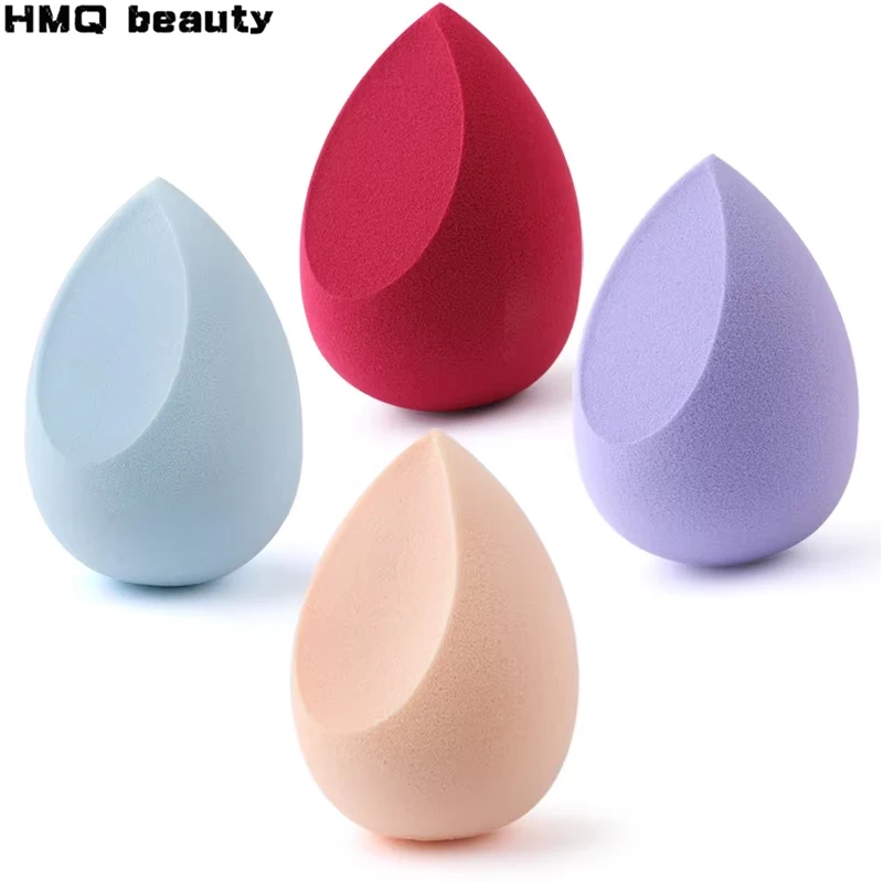 แต่งหน้าฟองน้ําคอนซีลเลอร์ Smooth เครื่องสําอางค์แป้งพัฟตัดรูปร่าง Foundation Water DROP BEVEL Make Up Blender TOOL