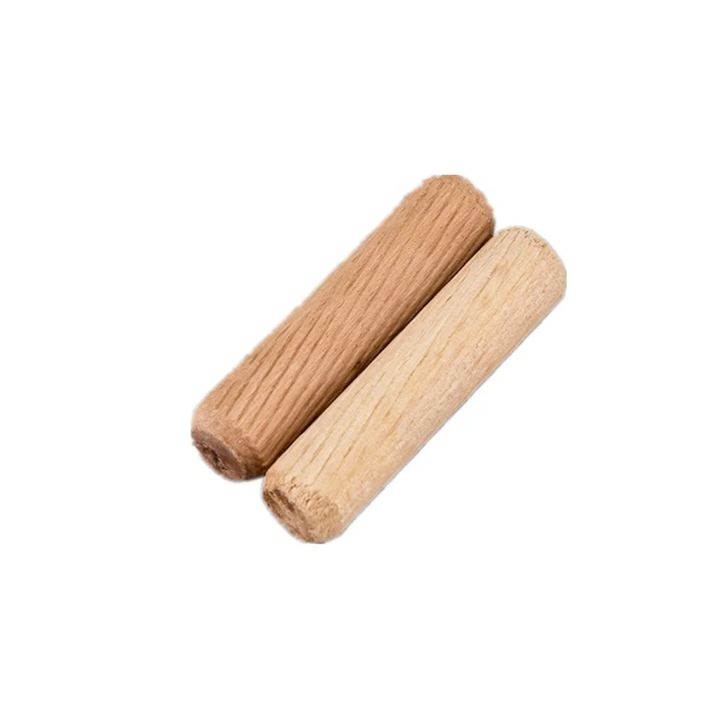 200 Pack Tacks for Wood Fluted Wooden Dowel 10cm Dowels Furniture Straight Pins Pegs