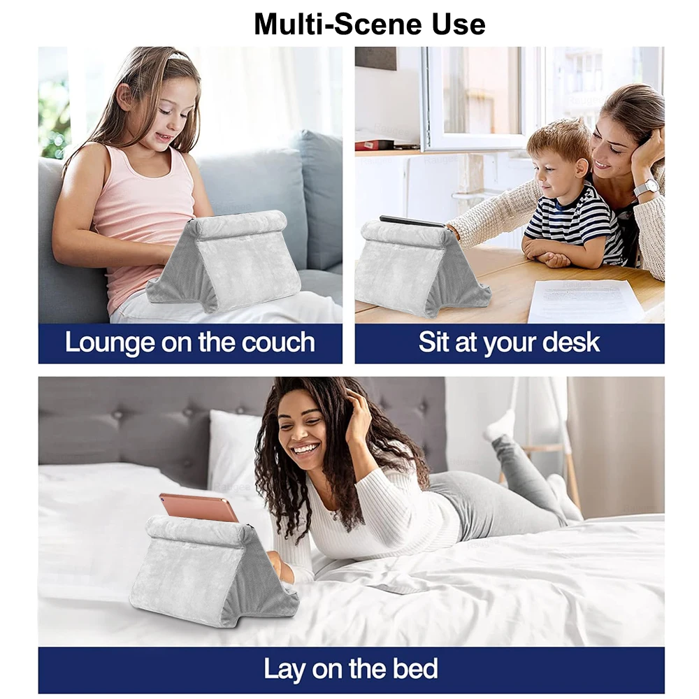 Tablet Holder For iPad Samsung Huawei Xiaomi Pad Kindle Stand For Phone Books Reading Pillow Holder Tablet Desk Support Bracket