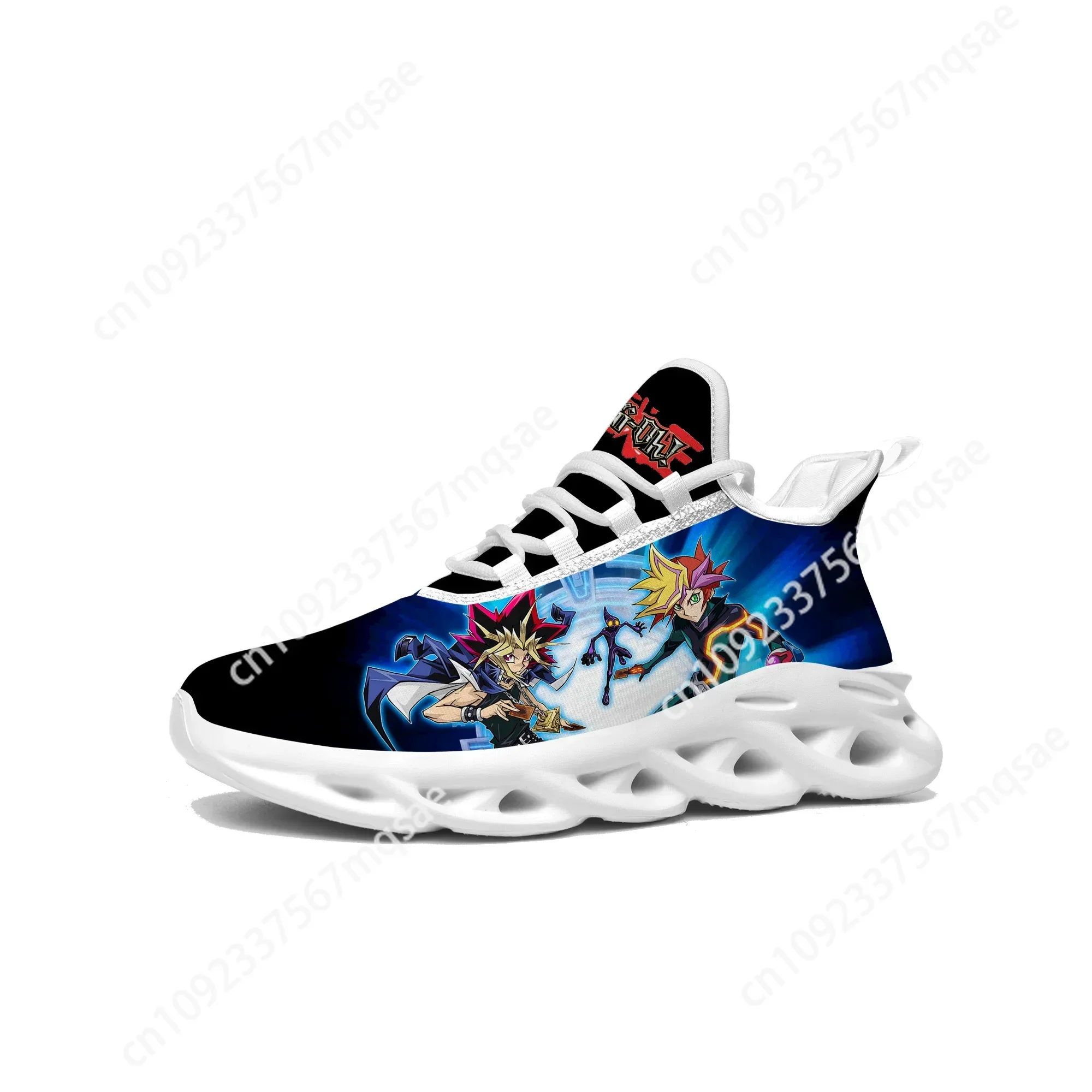 

Yu Gi Oh Sneakers Cartoon Game Mens Womens Teenager Sports Running Shoes High Quality Fashion Custom Made Built Lace Up Shoes