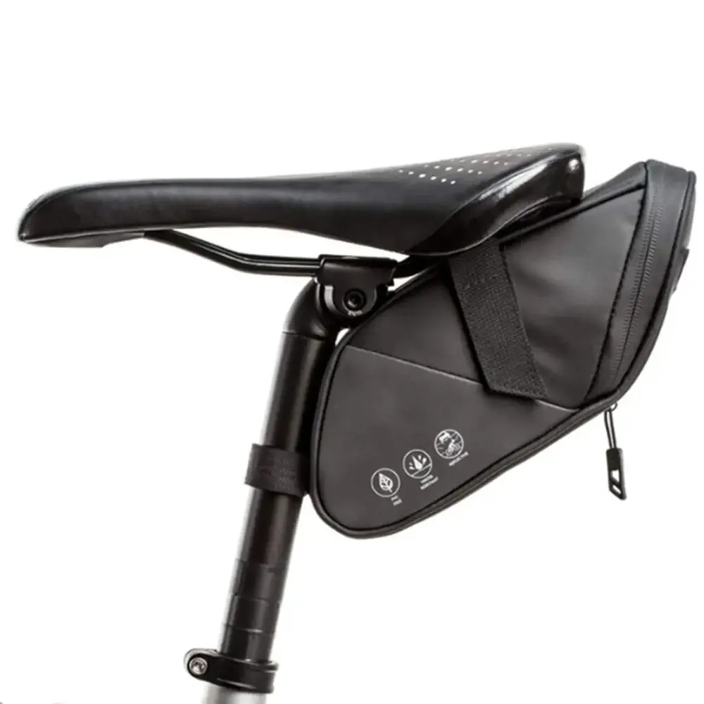 Bike Saddle Bag Waterproof Cycling Saddle Bag Bicycle Bag 1,5L Bike Saddle Bag Under Seat, Black