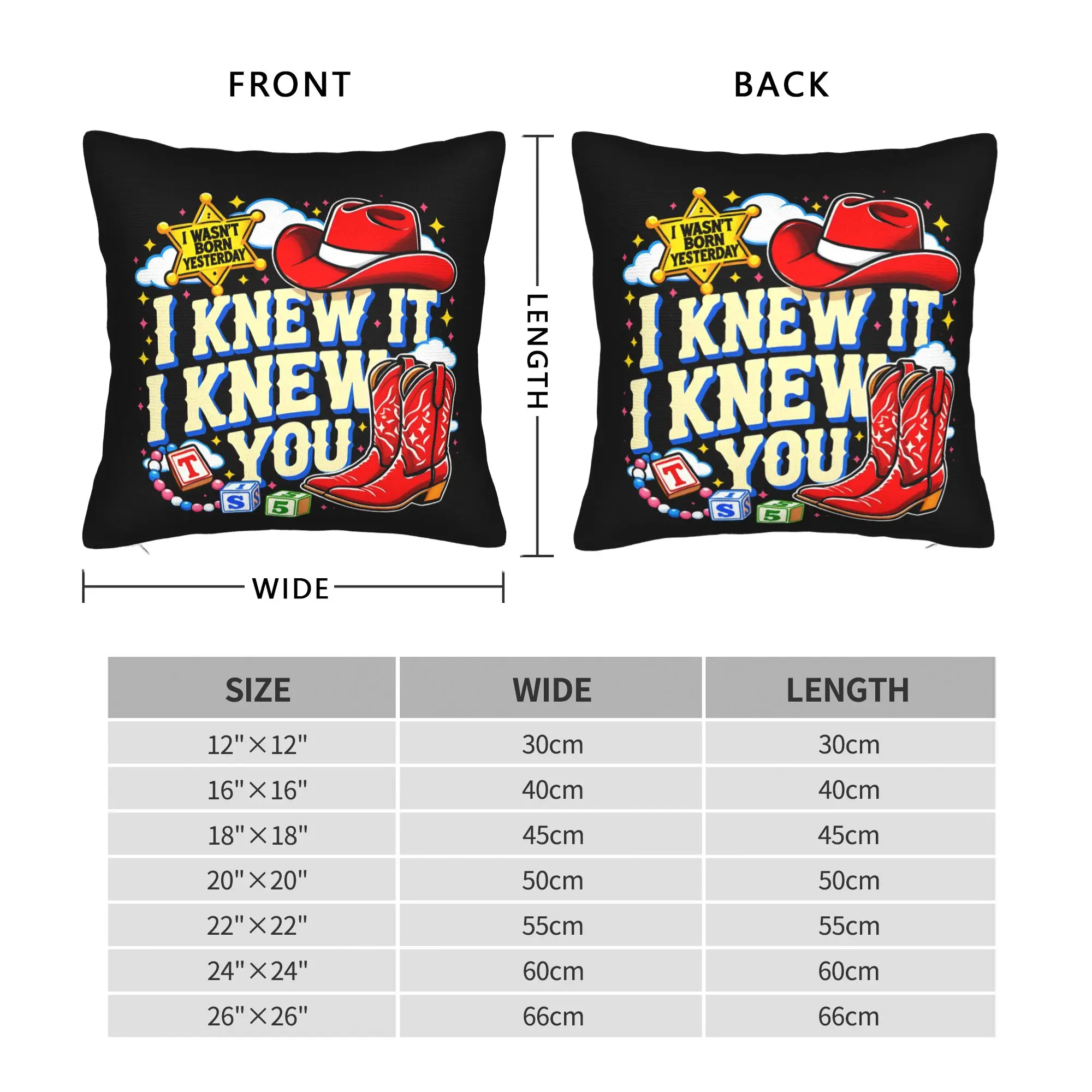 I Knew It I Knew You Cartoon Movie Square Pillow Cases TS5 Cushion Covers Customized Zippered Decorative Pillowcase for Sofa