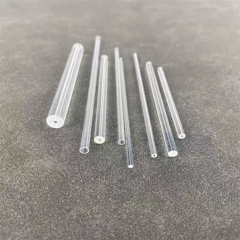

Optical fiber hollow tube Quartz Capillary Tube OD 1mm to 2.5mm Silica Single-Bore Glass pipe High Temperature Glass Tubes
