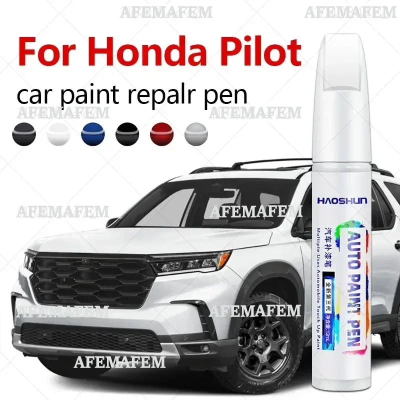 Paint Repair Pen Touch Up Scratch Remover DIY Auto Accessories Black White Silver Gray For Honda Pilot 2003-2025 YF1 YF2 YF3 YF4
