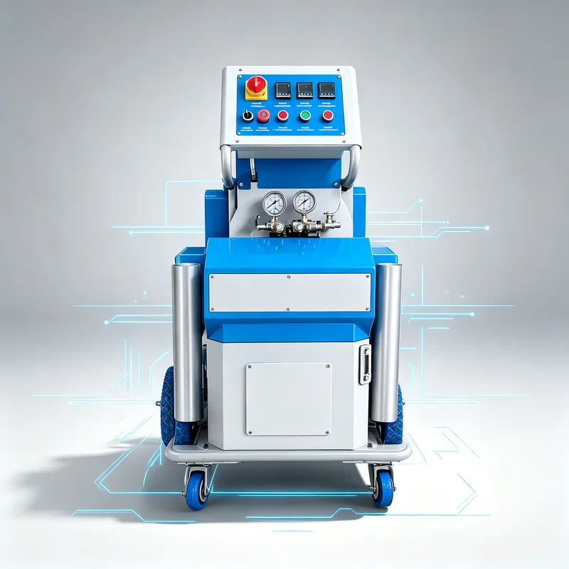 Wear Resistant Pipeline PU Foam Sprayer Polyurethane Spray Machine Reduce Leakage During Material Delivery