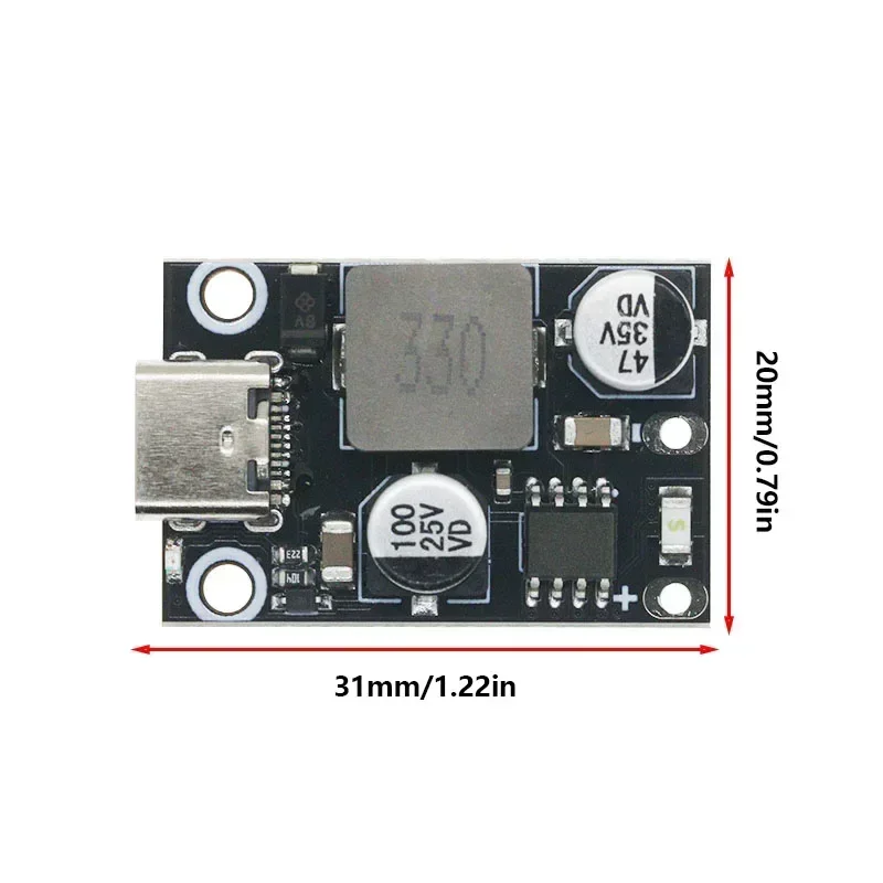 30 W/45 W Type-C USB QC3.0 QC2.0 DC-DC Buck Converter ชาร์จขั้นตอนลงโมดูล PPS Fast Quick Charger Circuit Board แหล่งจ่ายไฟ