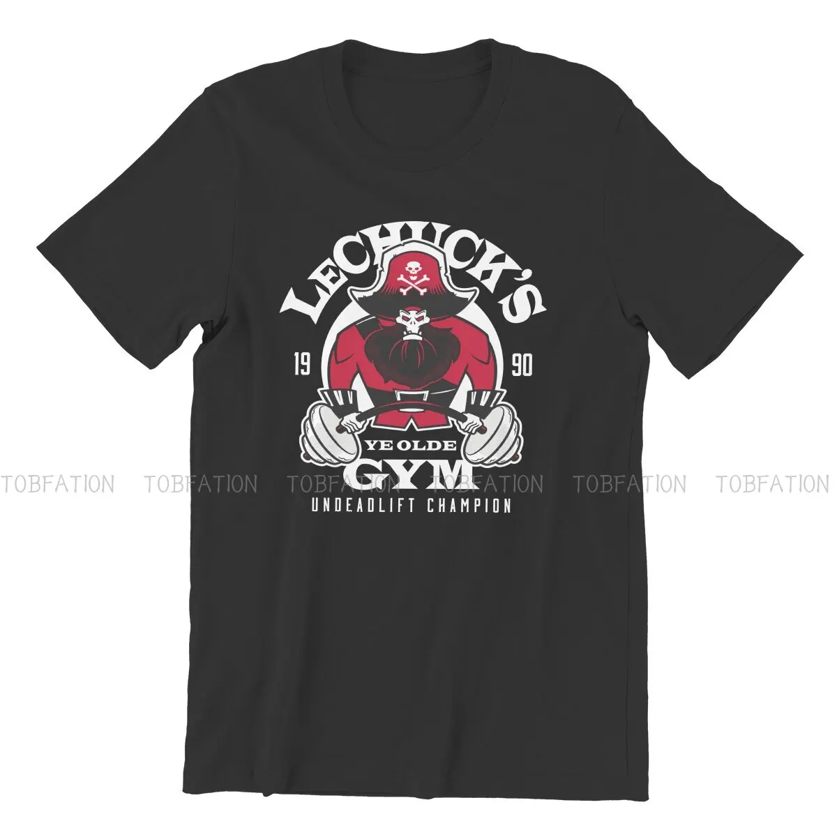 Ye Olde Gym  Hip Hop TShirt Monkey Island Game LeChuck Elaine Guybrush Style Streetwear Leisure T Shirt Men Short Sleeve Gift