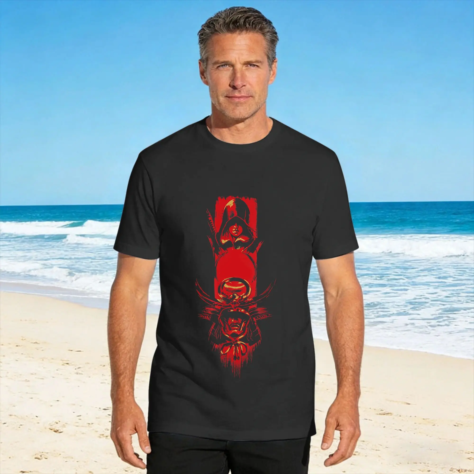 Men's Assassind Creedd Shadows Officially Licensed T Shirts  Cotton Clothing Summer Y2K Funny Short Sleeve T-Shirt O-Neck