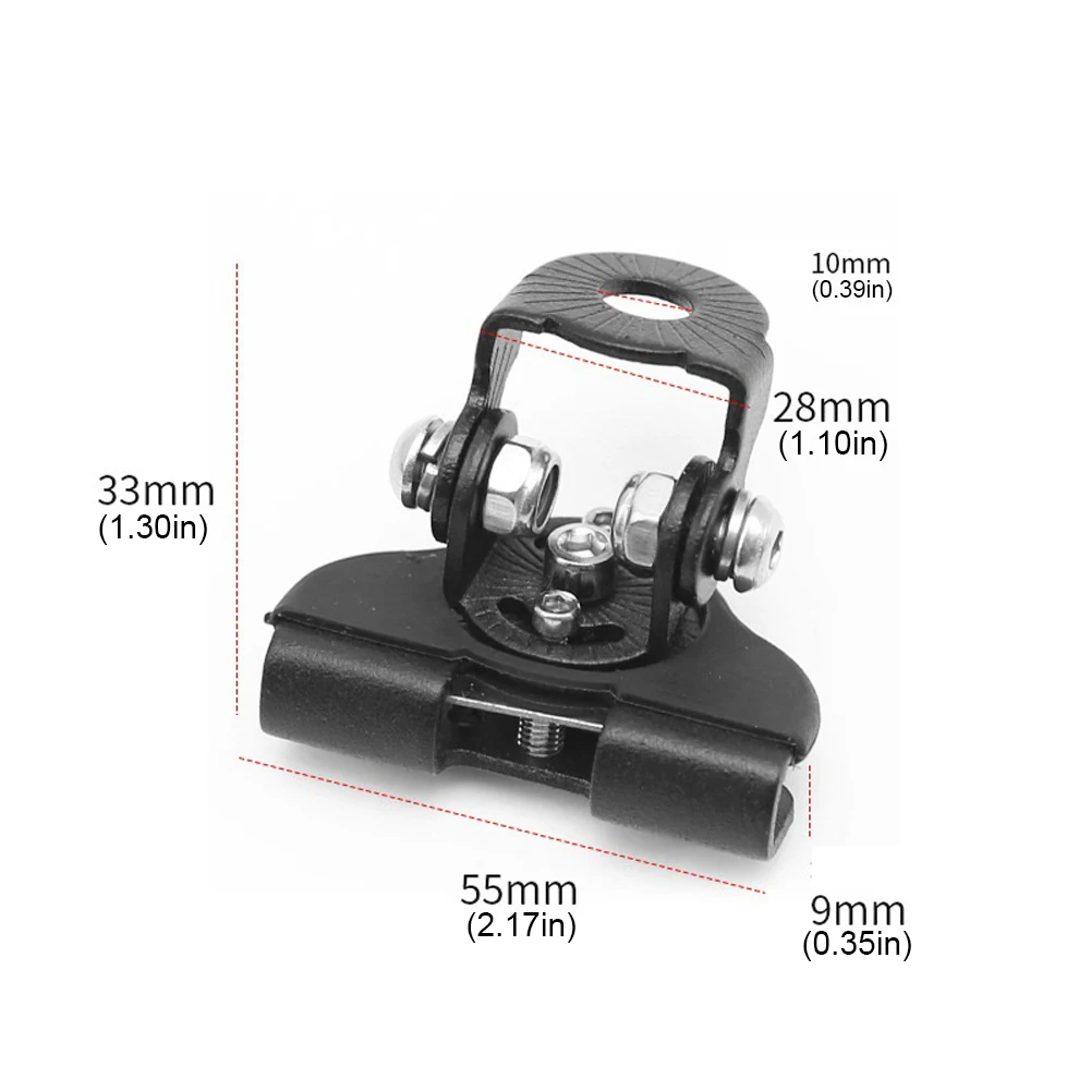 1/2개 LED 작업등 클램프 홀더 후드 LED 라이트 바 장착 브래킷 LED 작업등 장착 브래킷 오프로드 트럭 SUV용