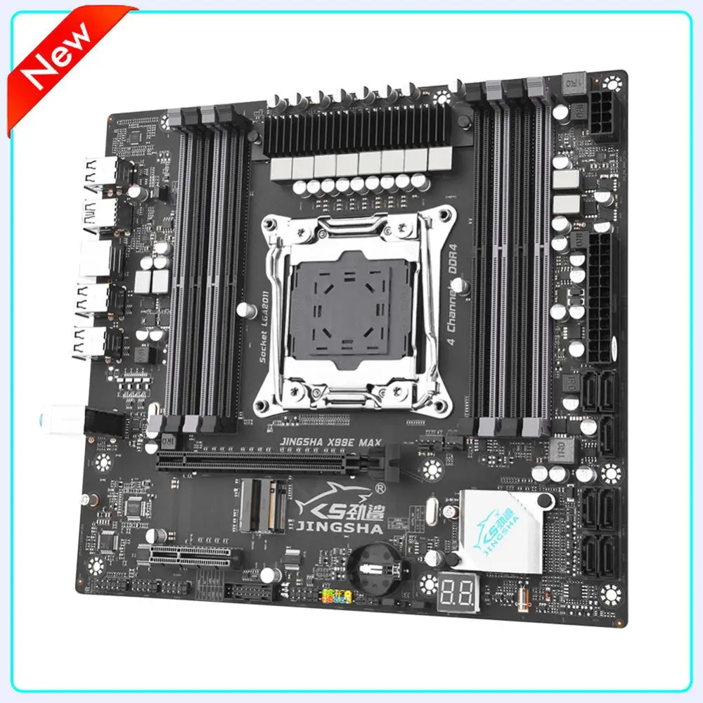 

X99E MAX Computer Motherboard LGA2011-3 PC Mainboard Desktop Mainboard 8*DDR4 NVME/SATA M.2 USB2.0 RJ45 PCIE3.0 X16/x4