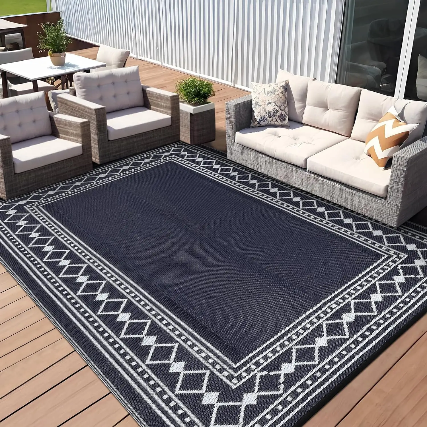 9x18 Outdoor Rug – Waterproof  - Outdoor Camping Rugs 9X18 评论和价格