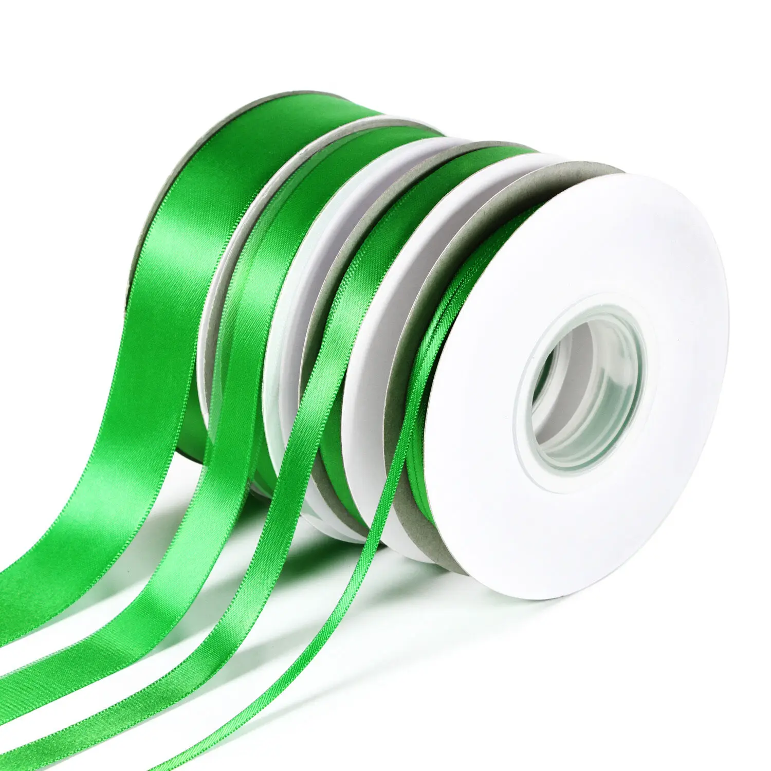 Emerald Colors Double Satin Ribbon For Gift Packing Christmas Party Decoration Handmade DIY 16  25  38 MM