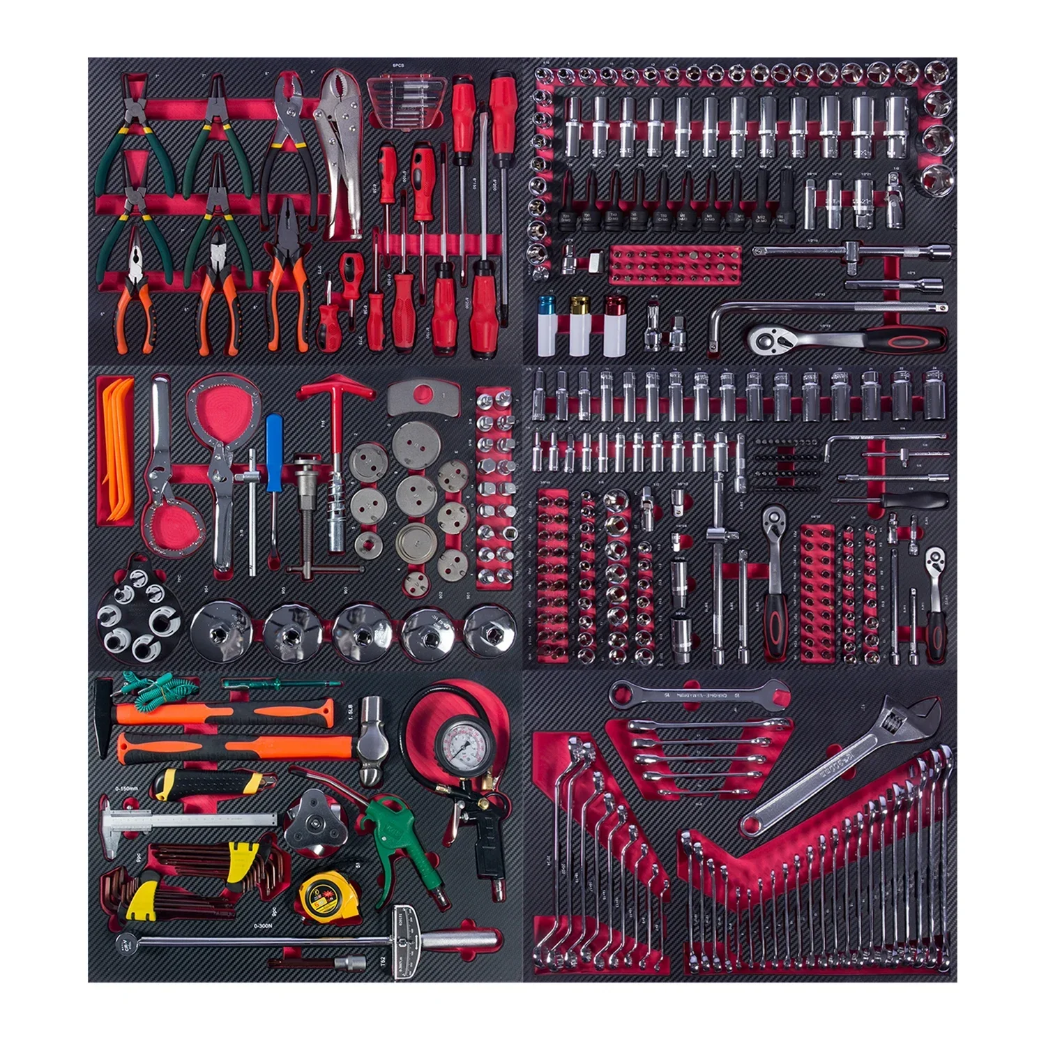 404 Pcs Professional Cr-V Material herramientas Hand Tools Set With Any Combinations For Auto Repair