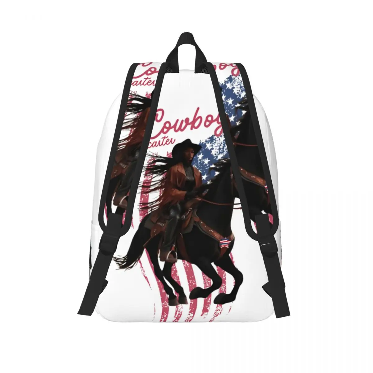 Mochila de Cowboy Carter Beyonce para hombre y mujer, bolso de hombro ligero, a la moda, para escuela secundaria y negocios