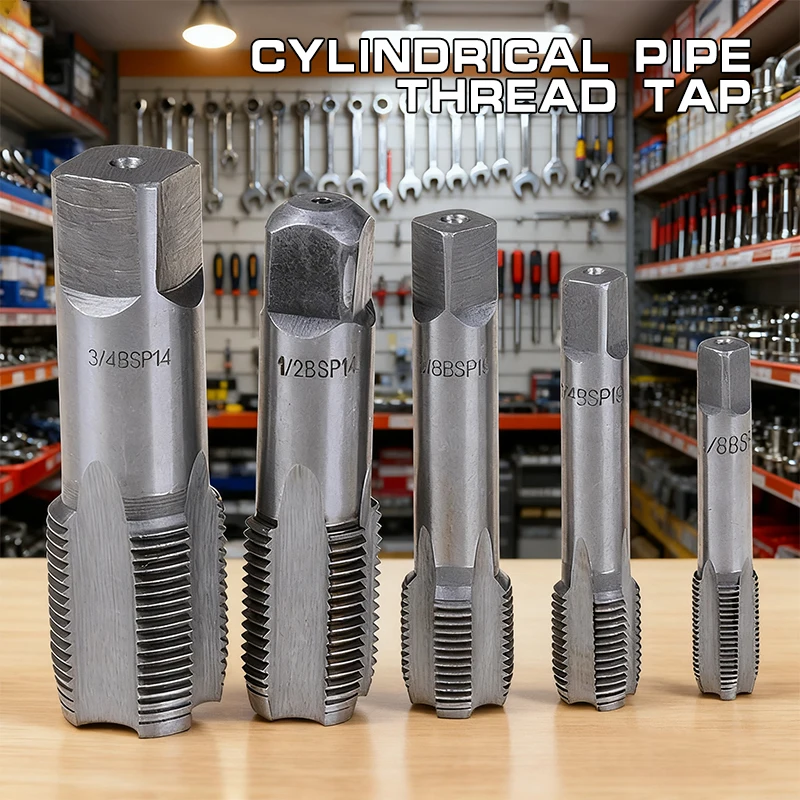 

1pc Taper Pipe Tap For BSP Bearing Steel Taper Pipe Tap G1/8 1/4 3/8 1/2 3/4 Screw Thread Cutting Screw Tap Threading Hand Tool