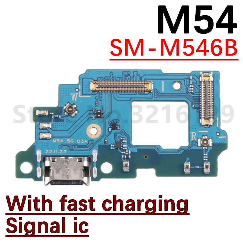 USB Charger Connector Charging Port Board For Samsung Galaxy M54 M34 M14 5G M546B M346B M146B Motherboard Flex Cable