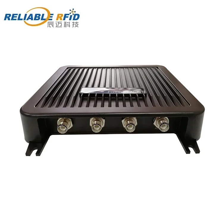Reliablerfid Warehouse Management Impinj R2000 Chip Passive Long Range 4 Port UHF RFID Fixed Reader