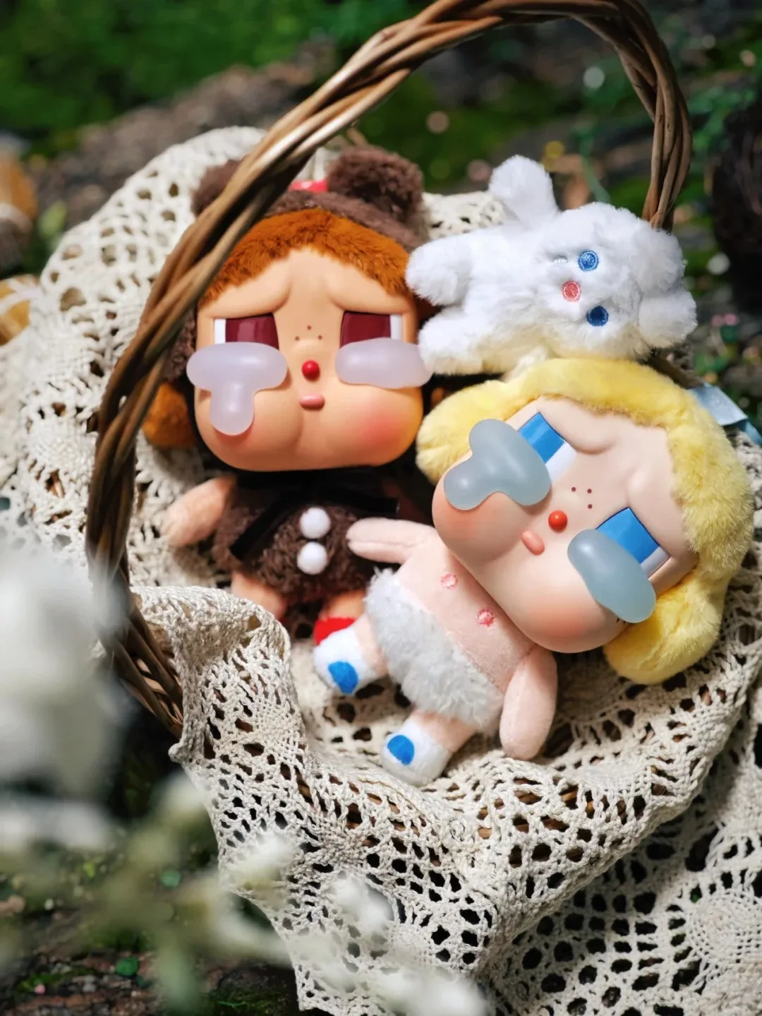 Classic POPMART Original Genuine Super Cute Crybaby Tear Factory Series Plush Blind Box Surprise Birthday or Festival Gifts