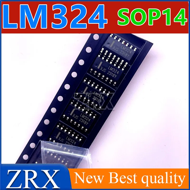 5Pcs/Lot New LM324  LM324M SOP-14 Integrated circuit IC Good Quality In Stock
