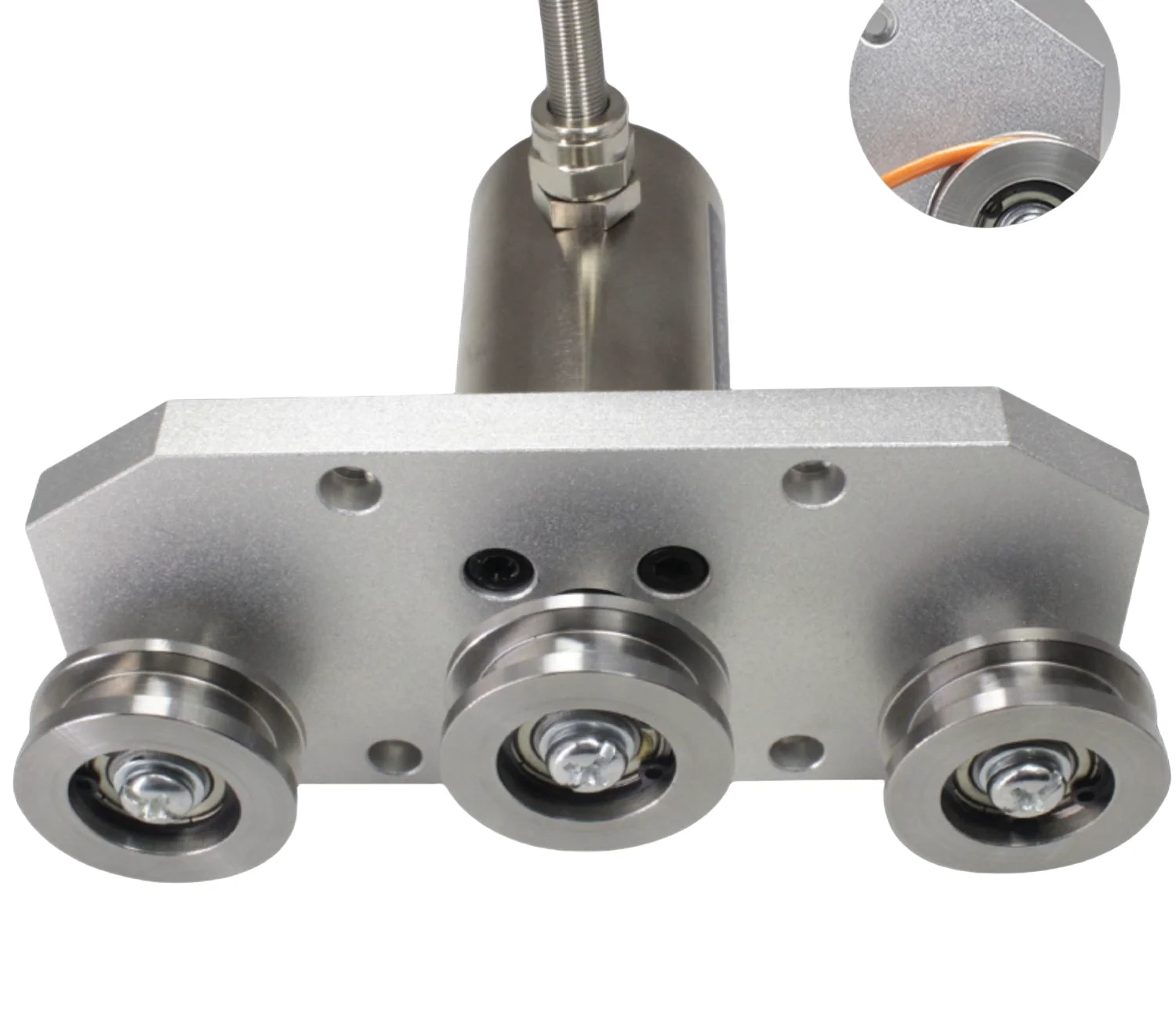 Tension Load Cell 3-Pulley Force Sensor System Load Cell Sensor 1-100kg for Textile Yarn Metal Wire & Packaging Strip Monitoring