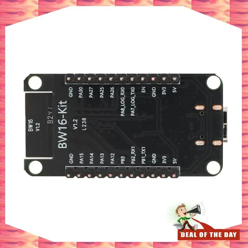 24-Hour Delivery BW16-Kit Development Board RTL8720DN Dual-Band Wi-Fi Low-Power Bluetooth BLE Module Type-C Interface