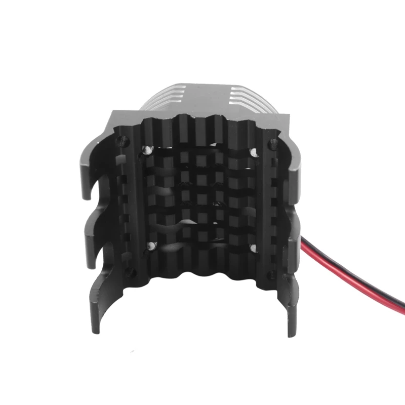 Best-42Mm Motor Cooling Fan Heat Sink With LED Light For Traxxas 1/10 E-Maxx E-Revo Summit Arrma 1/8 Kraton Talion Typhon