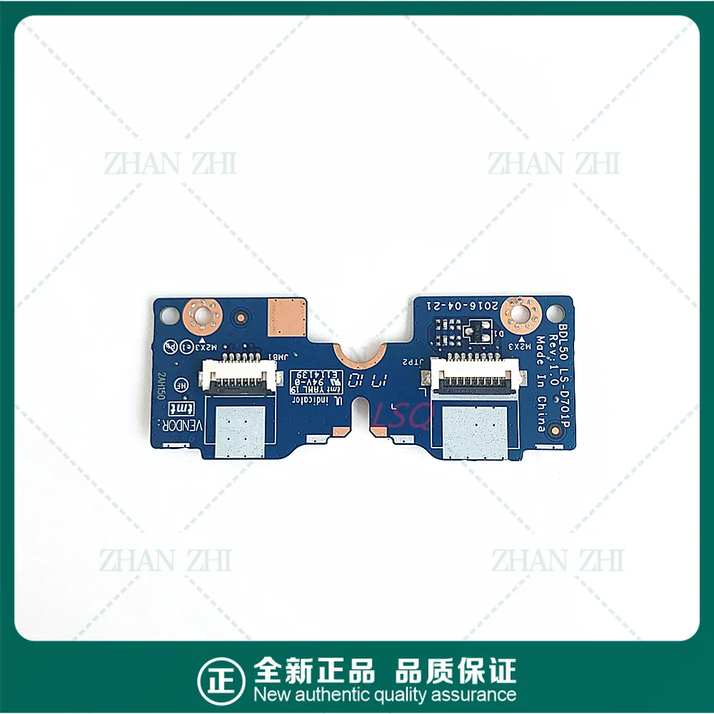 

For HP 15-AC AY TPN-C125 C126 Touchpad Left and Right Keys LS-D701P