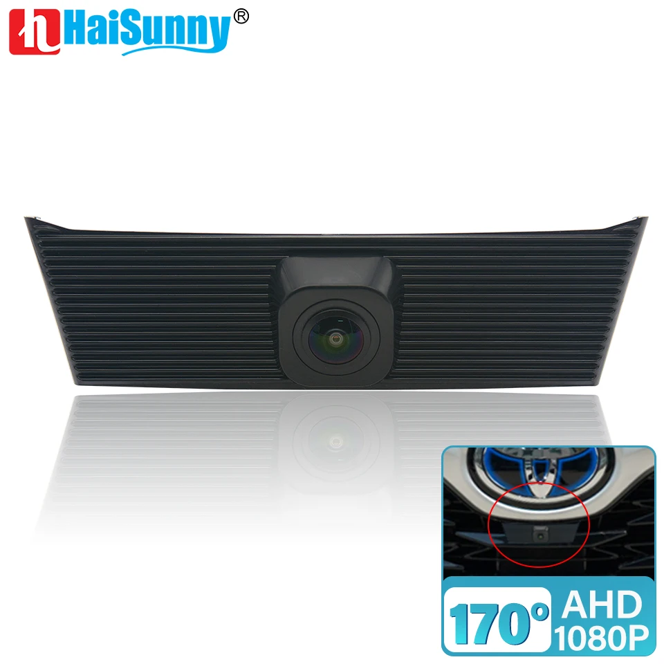 

HaiSunny 1920*1080P AHD Fisheye Car Front View Camera For Toyota Highlander 2022 Parking Camera Waterproof Night Vision HD Auto