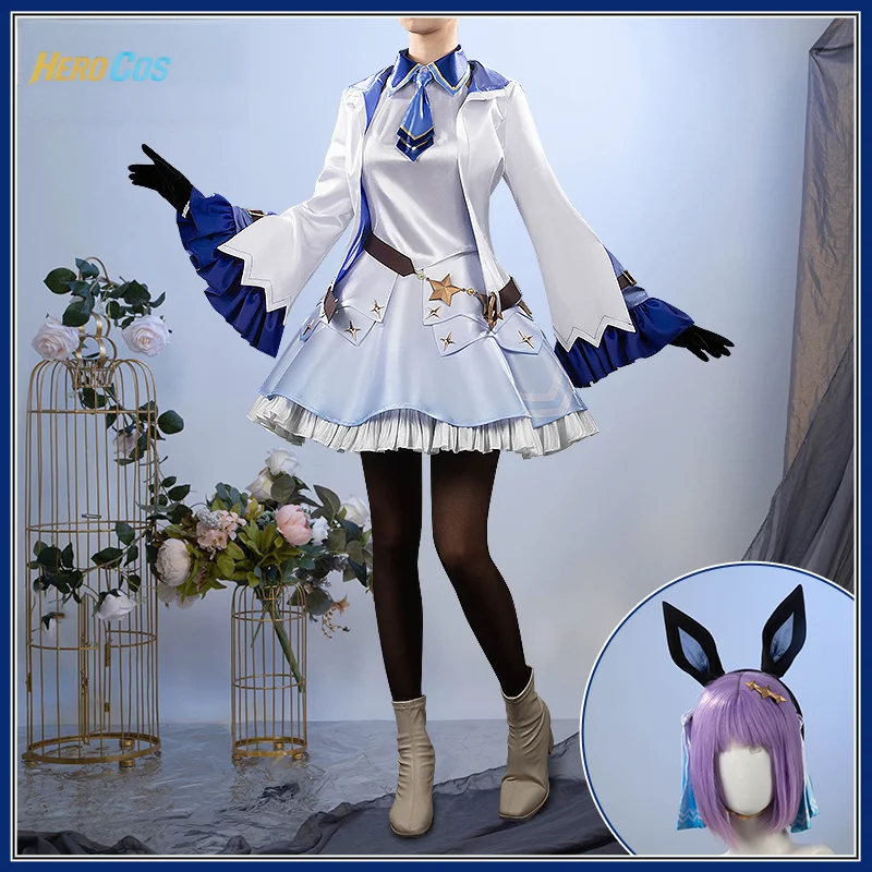 

Umamusume: Pretty Derby Daring Tact Cosplay Costume Dress Halloween Carnival Party Christmas Play Role Clothing HERO Cos