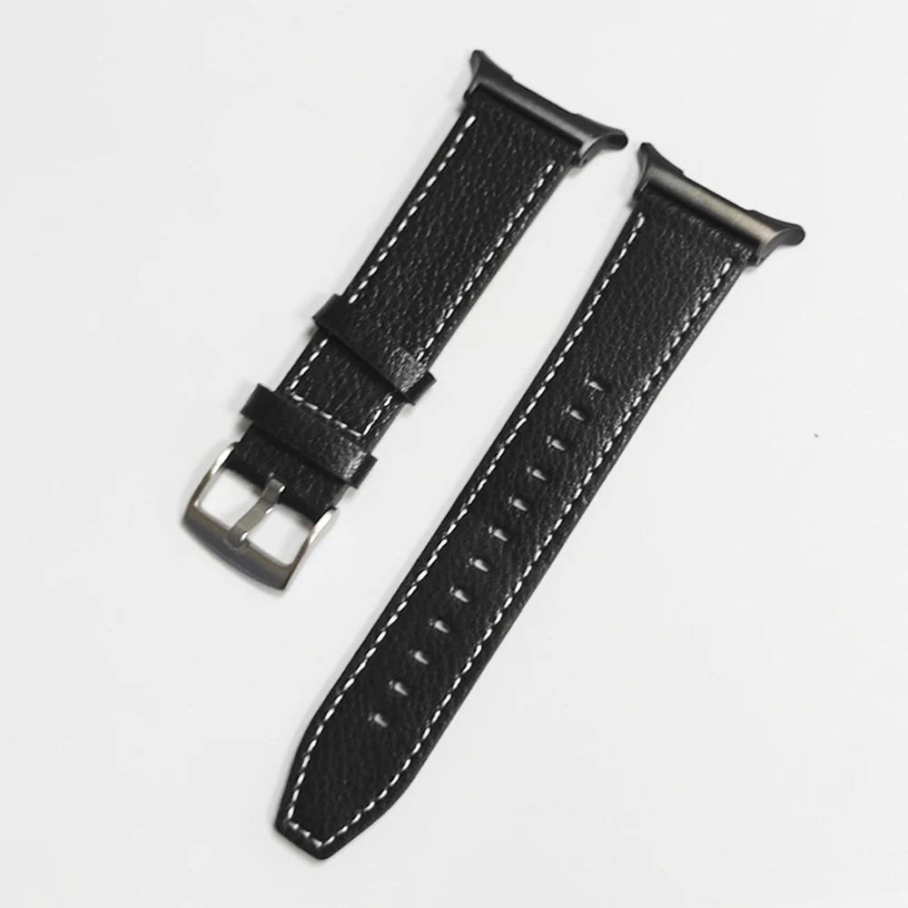 Vintage Leather Bracelet For Samsung Galaxy Watch Ultra Genuine Leather Band Watch 7 Ultra 47mm Strap Replacement Belt Wristband