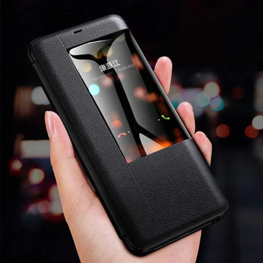 Smart View Case For Huawei Mate 30 Pro Auto Sleep Wake Up Flip Cover Slim Phone Cases For Huawei Mate 30 Funda Capa