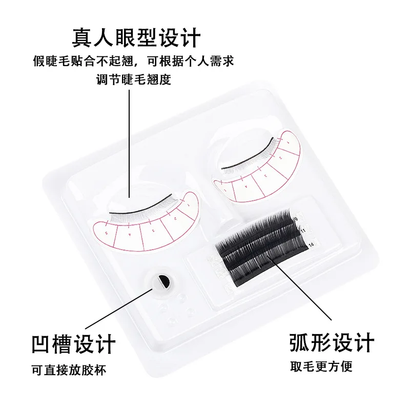 5Pcs Eyelash Extension Mannequin Head Practice Makeup Accessories For Beginner Lash Grafting Teaching Training Tools