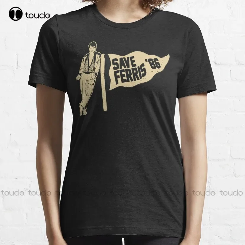 Save Ferris Bueller 1986 Classic T-Shirt white t shirts Custom aldult Teen unisex digital printing xs-5xl All seasons cotton
