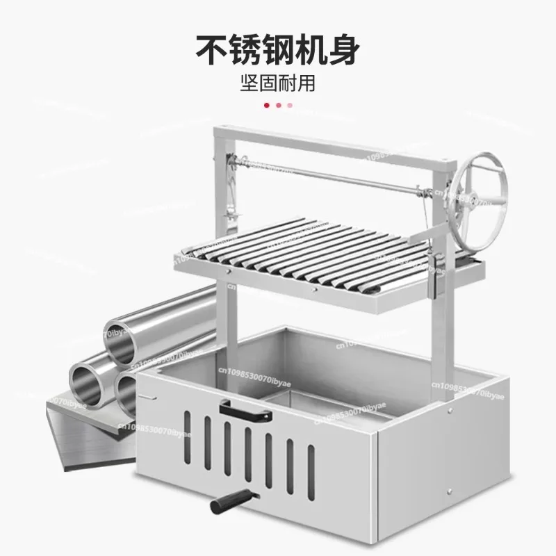For BBQ Grill Villa Patio BBQ Household Outdoor Carbon Grill Camp Removable BBQ