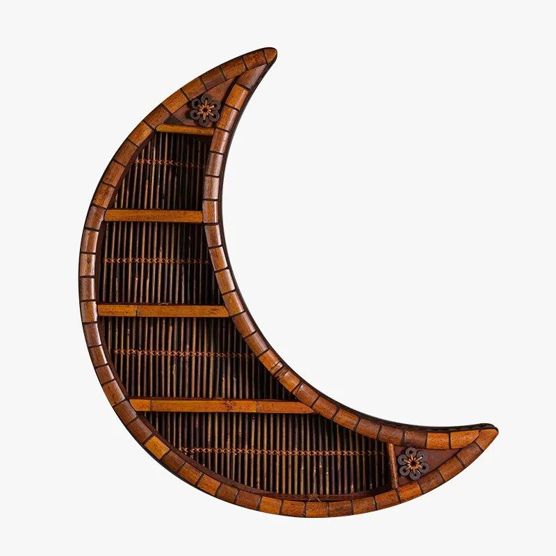 wall-mounted bogu frame, wall-mounted multi-treasure pavilion, solid wood wall-mounted tea set storage rack, hanging