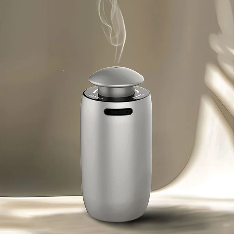 Hot Sale Smart 15ML Desktop Waterless Essential Oil Diffuser Cold Atomization Aroma Diffuser for Car Office with 7 Color Lights