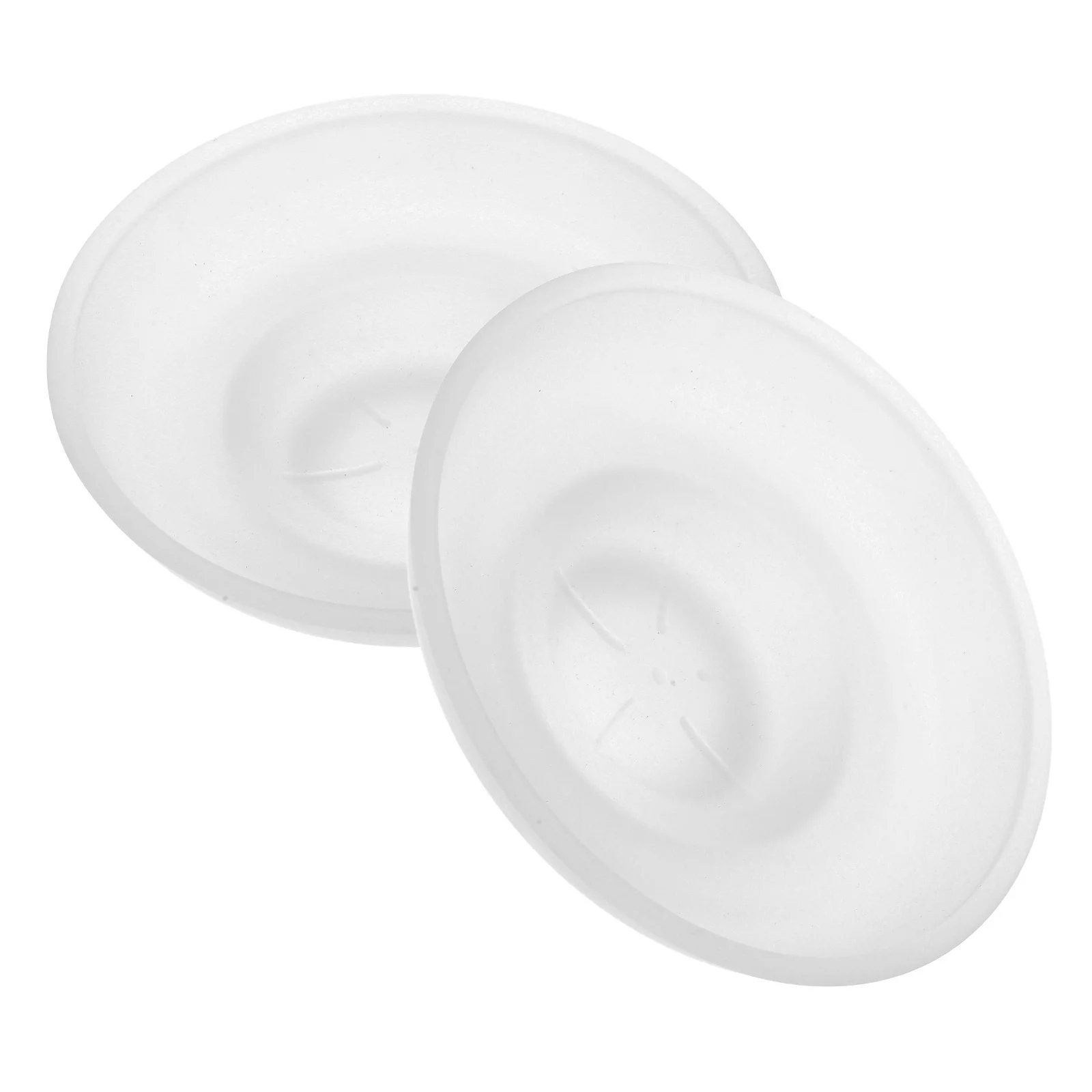 

2Pcs Clear Glass Soap Dish Round Self Draining Bar Soap Holder for Bathroom Kitchen Counter Holder Dish