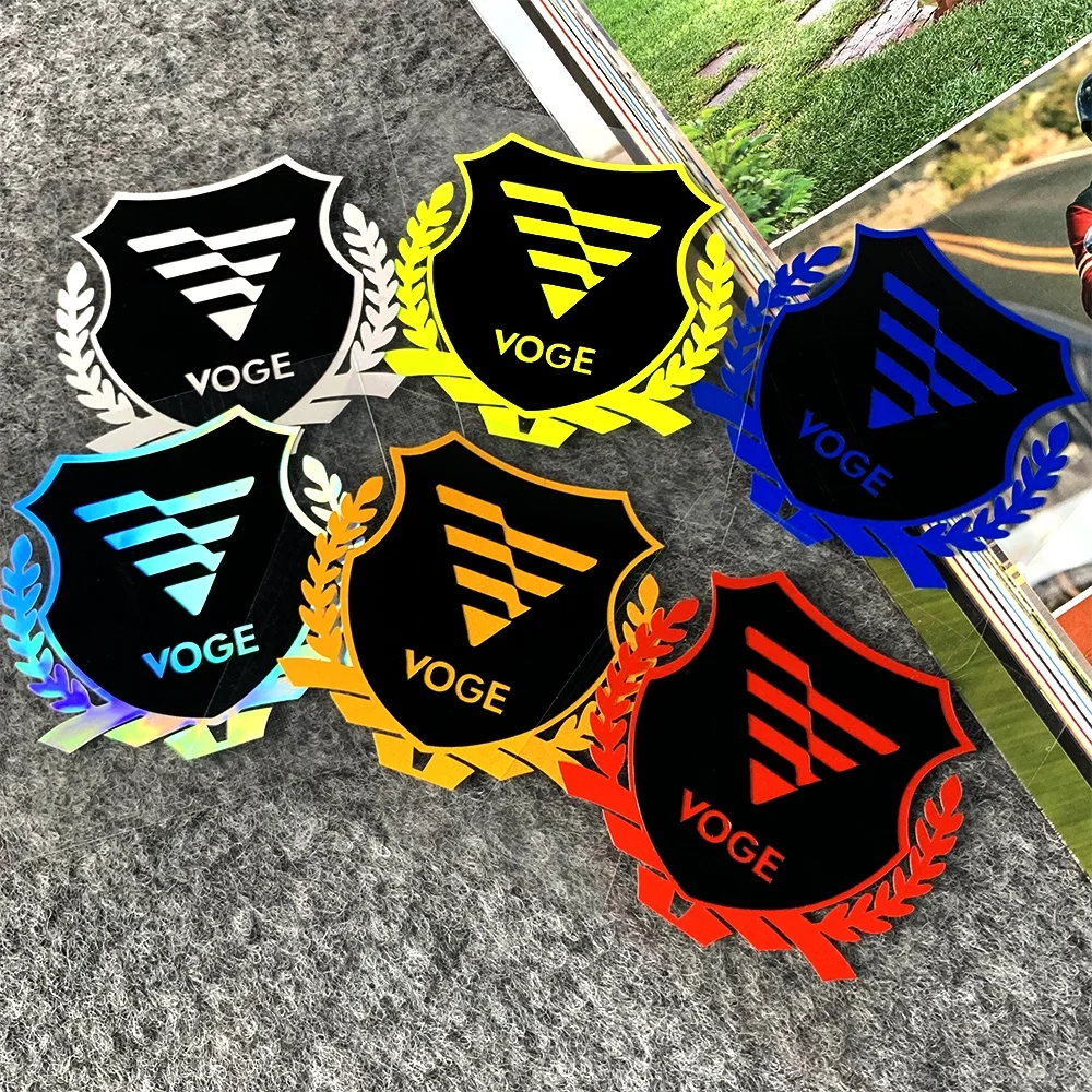 VOGE Motorcycle Helmet Stickers Motor Bike Accessories Fuel Tank Side Windshield Decal For Loncin Voge 900 DSX 300 Rally DSX 525
