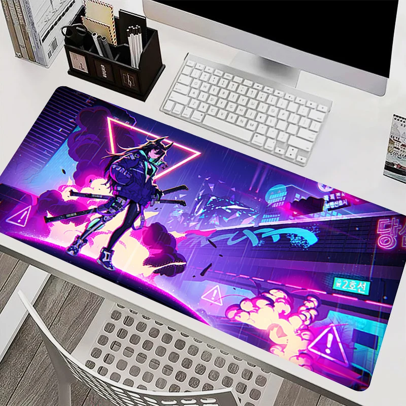 Computer Mouse Pad A-arknights Colorful Gaming Mouse Pad Game Accessories Large Mouse Pad Extended Mousepad Stitch Edge Desk Mat