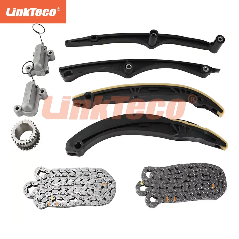 Engine Timing Chain Kit For Ford F150 Expedition Lincoln Navigator 3.5L 3496CC V6 GAS DOHC 2017-2024 HL3Z-6B274-B HL3Z-6306-A